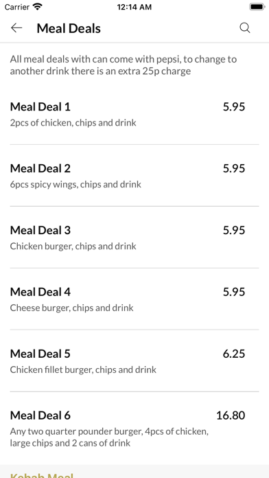 UK Pizza Spalding Screenshot