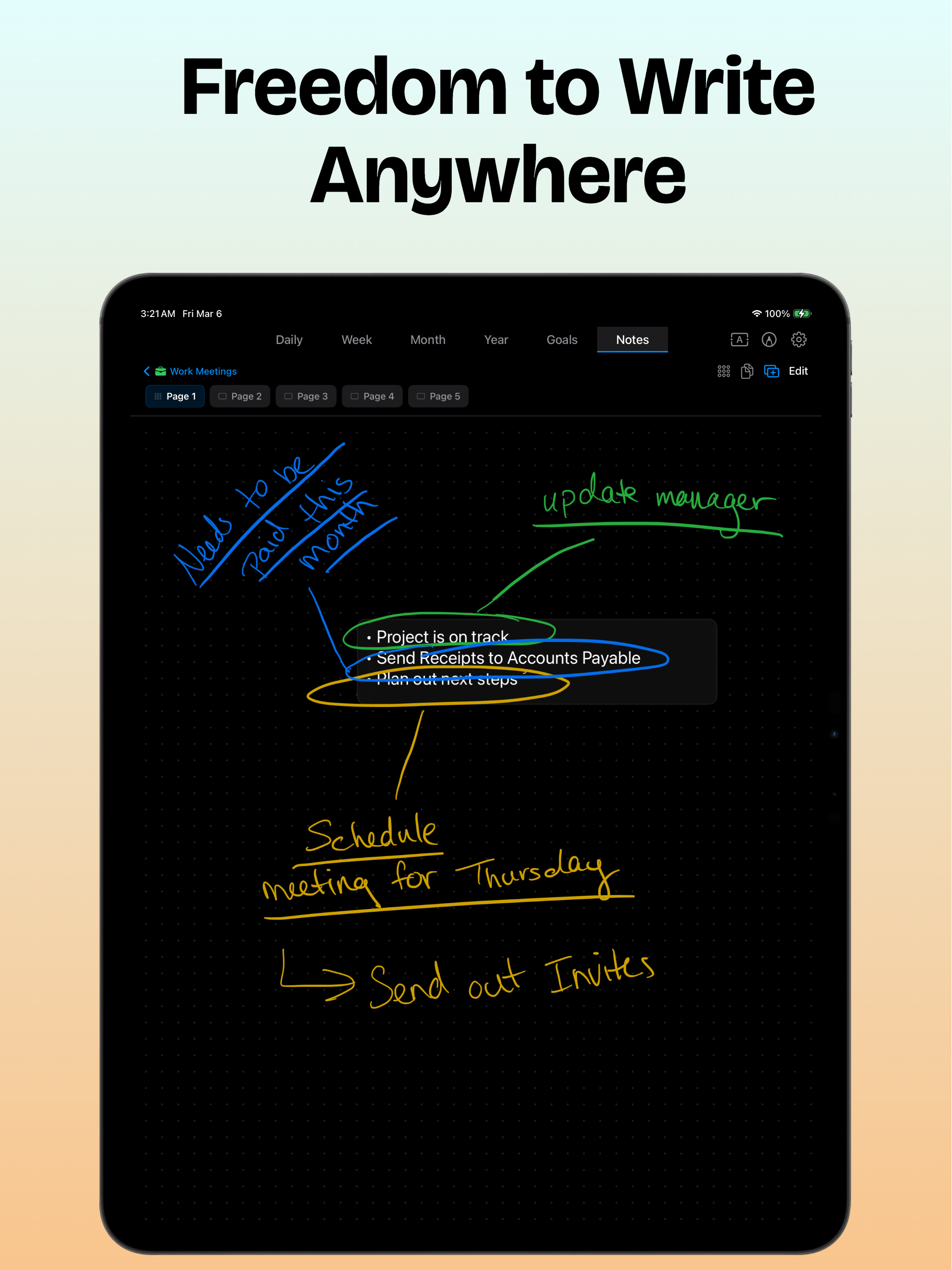 iPlan Today - Pencil Planner