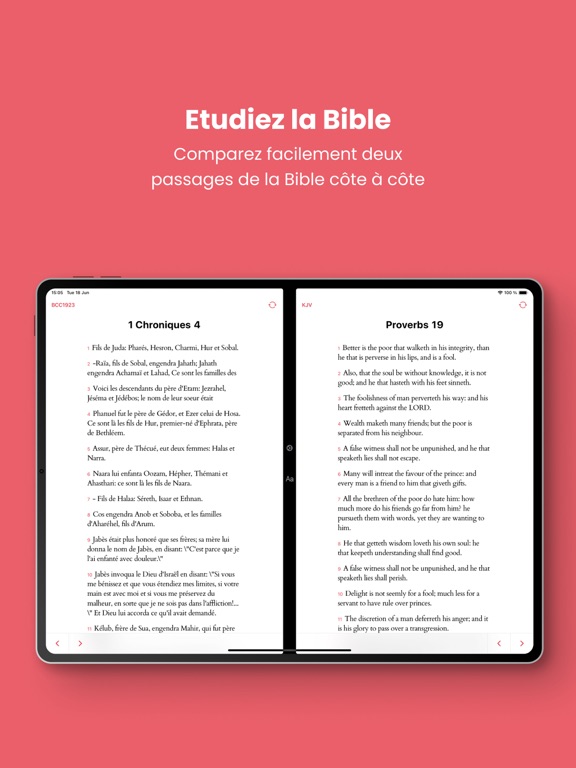 Screenshot #4 pour BibleDuo - Bible 2 en 1