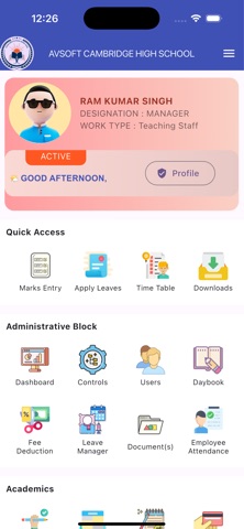 TechnoEDU Campus iPhone screenshot