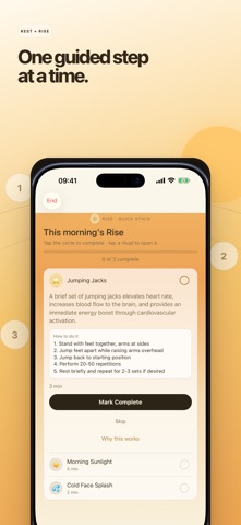 Rest+Rise Sleep & Wake Rituals screenshot