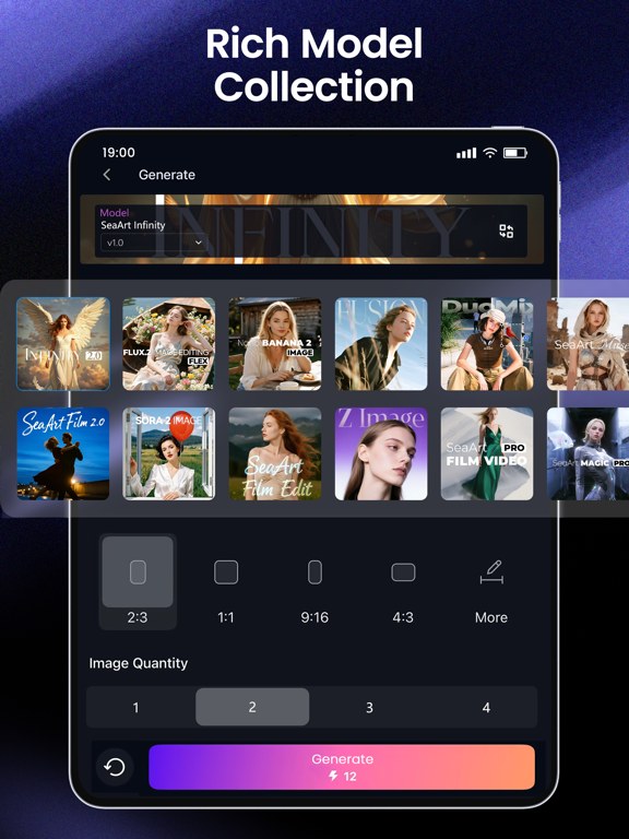 SeaArt: AI Photo & Video Maker iPad screenshot 6 - Graphics & Design app