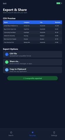 Non-Profit Finder iPhone screenshot