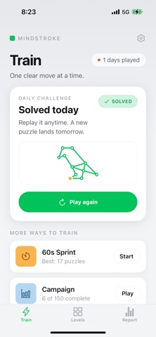 BrainLine: Daily IQ test Screenshot 1 of 6
