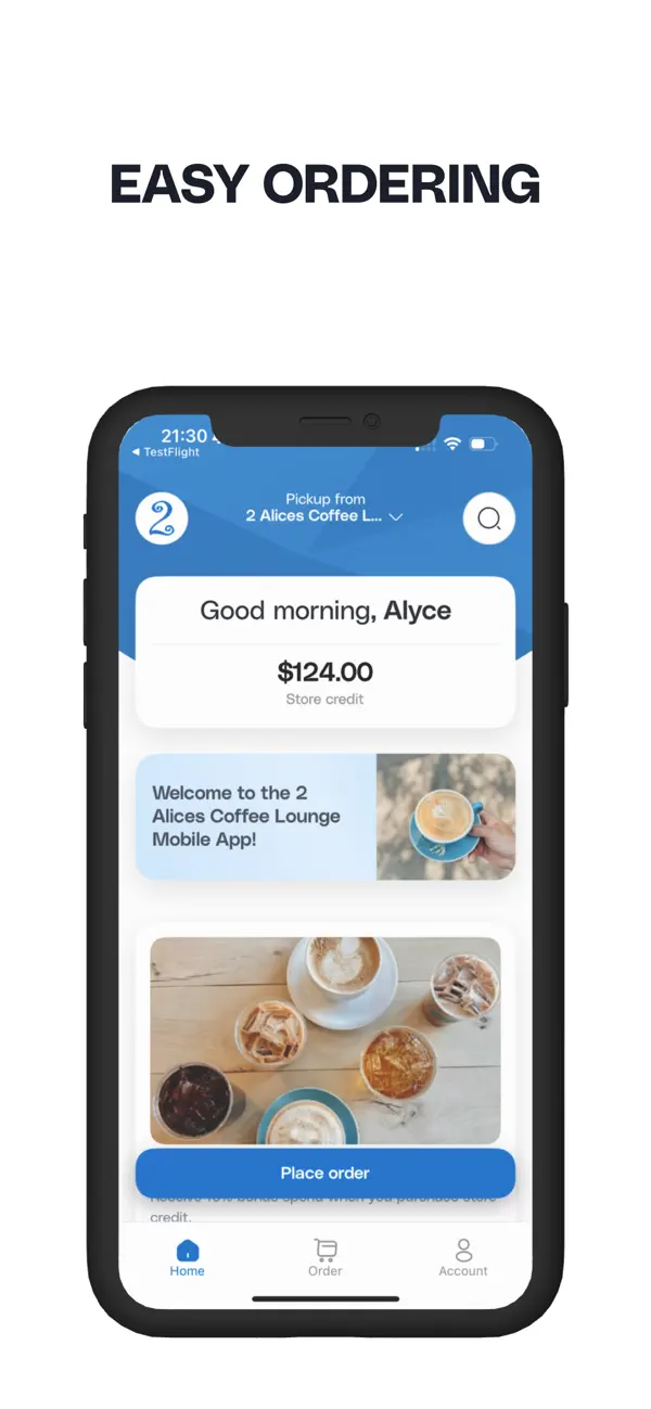 Screenshot #1 pour 2 Alices Coffee Lounge