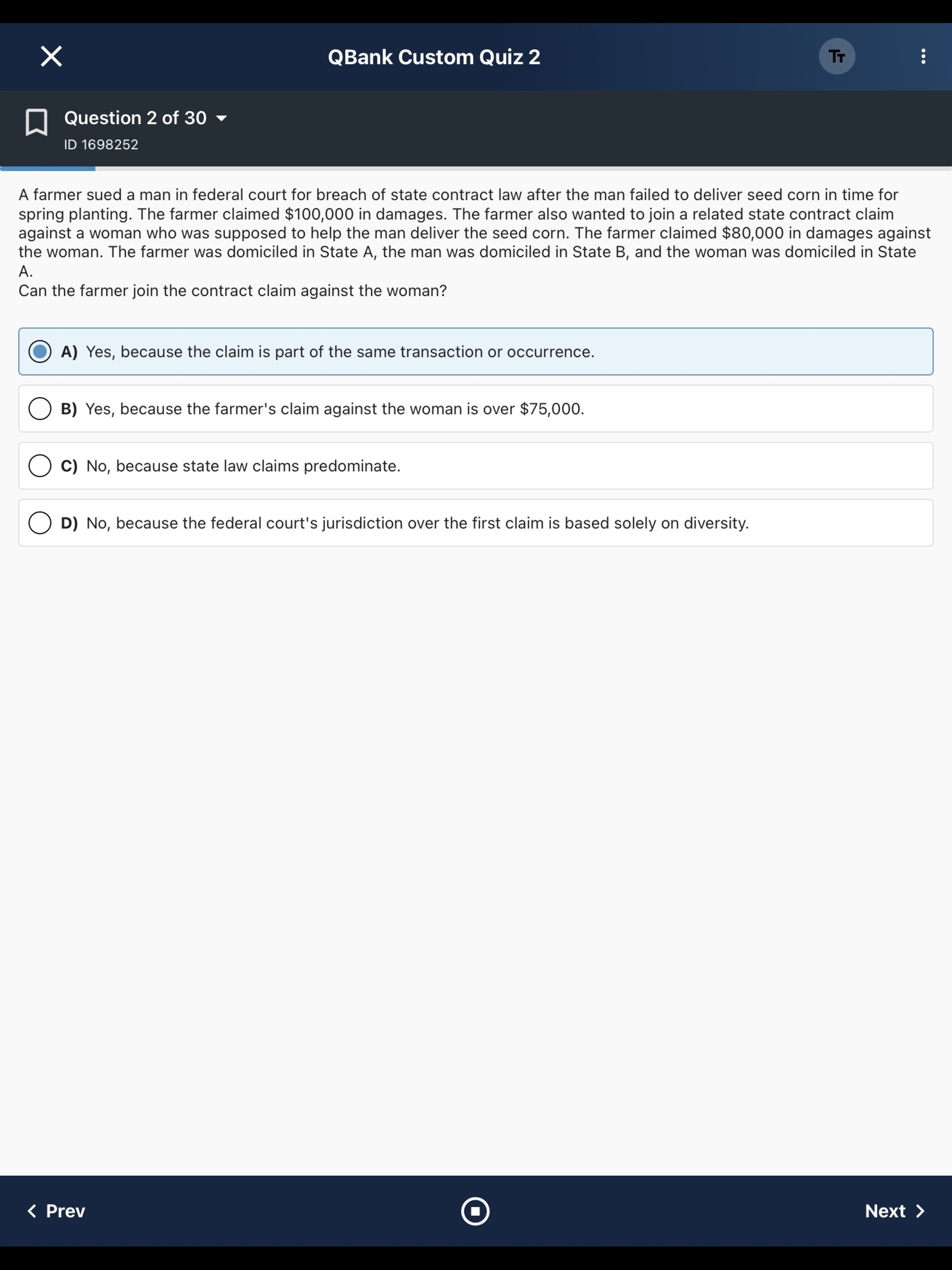 Kaplan Bar Review screenshot 6