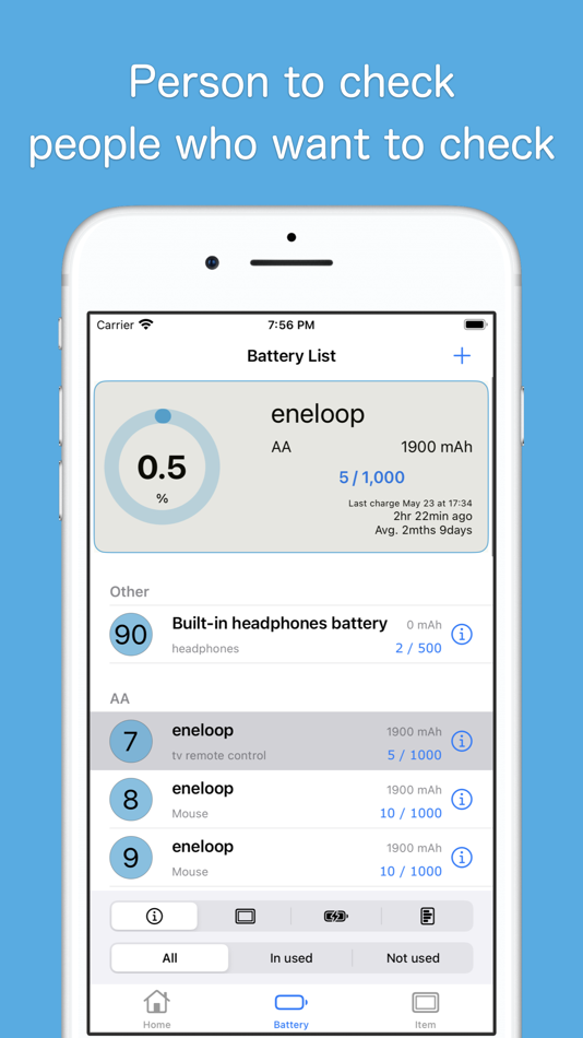 #2. Check charge count (iOS) 由: G-SOFT