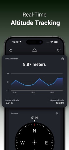 Altitude Finder: GPS Altimeter iPhone screenshot