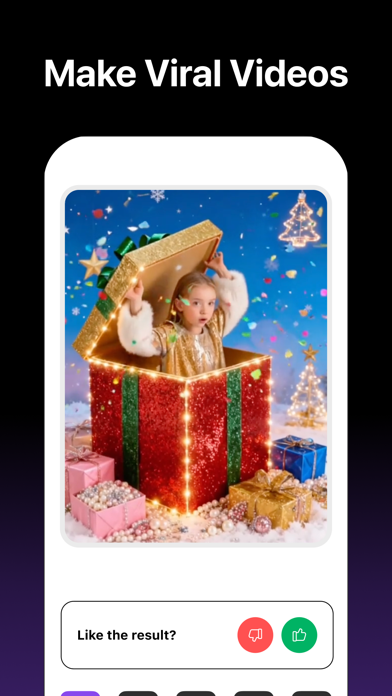 AI Video Maker - Viral Effects iPhone screenshot 4 - Photo & Video app