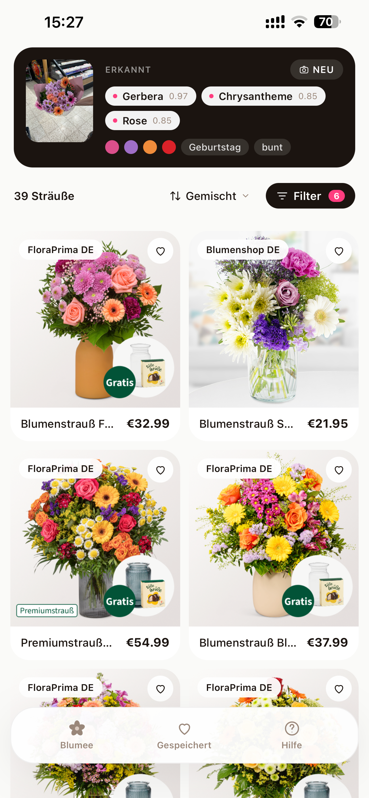 Blumee — Blumen per Foto screenshot 3