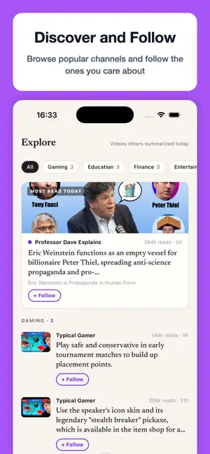 Veciz AI: Video Summary Digest screenshot 4