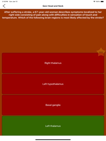 Human Anatomy Flash Cards iPad screenshot