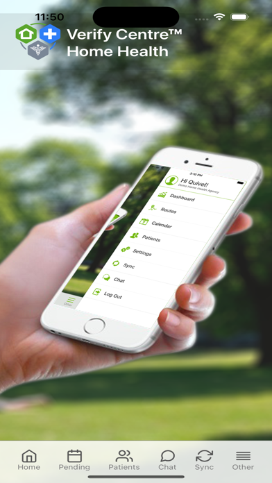 Verify Centre™ Home Health Screenshot