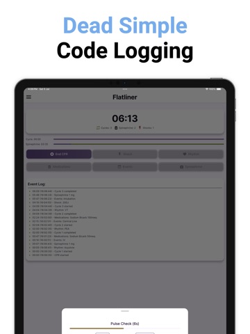 Flatliner - Code blue recorder ipad screenshot 3
