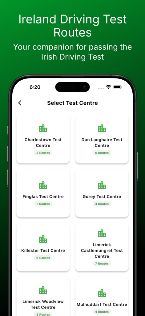Ireland Driving Test Routes - Navigation App | MWM