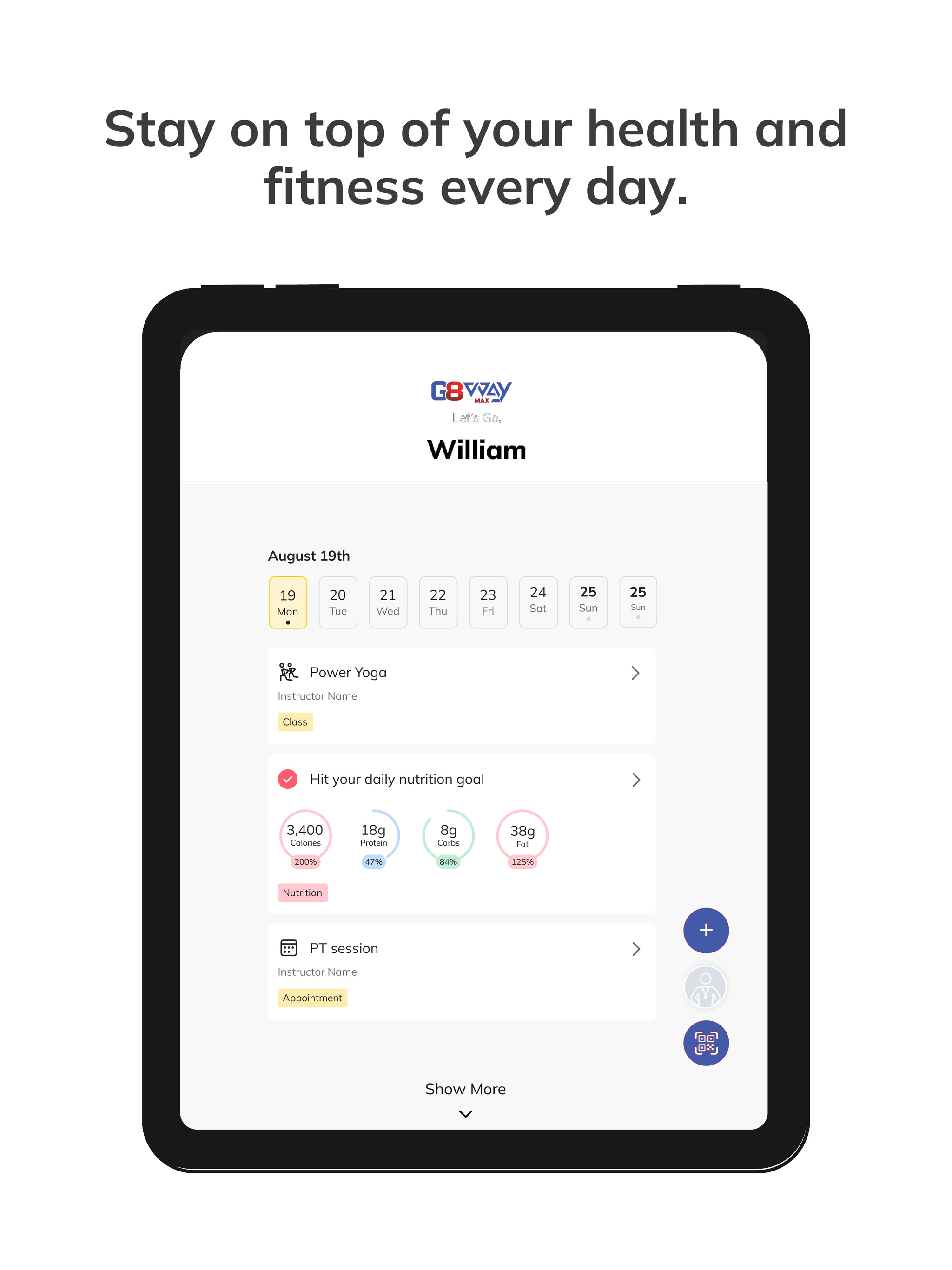 Training by G8way Max