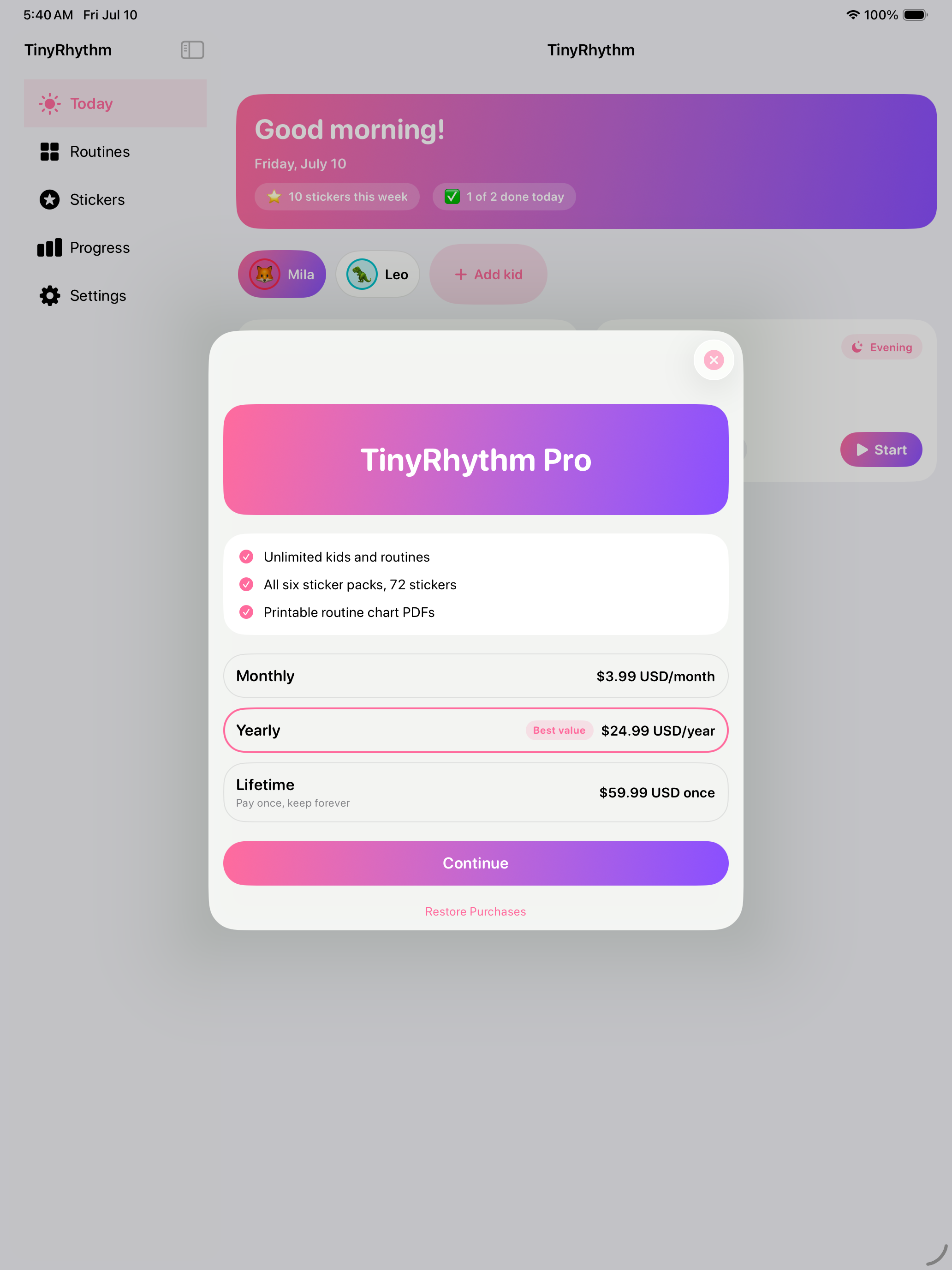 TinyRhythm: Toddler Routines screenshot 9
