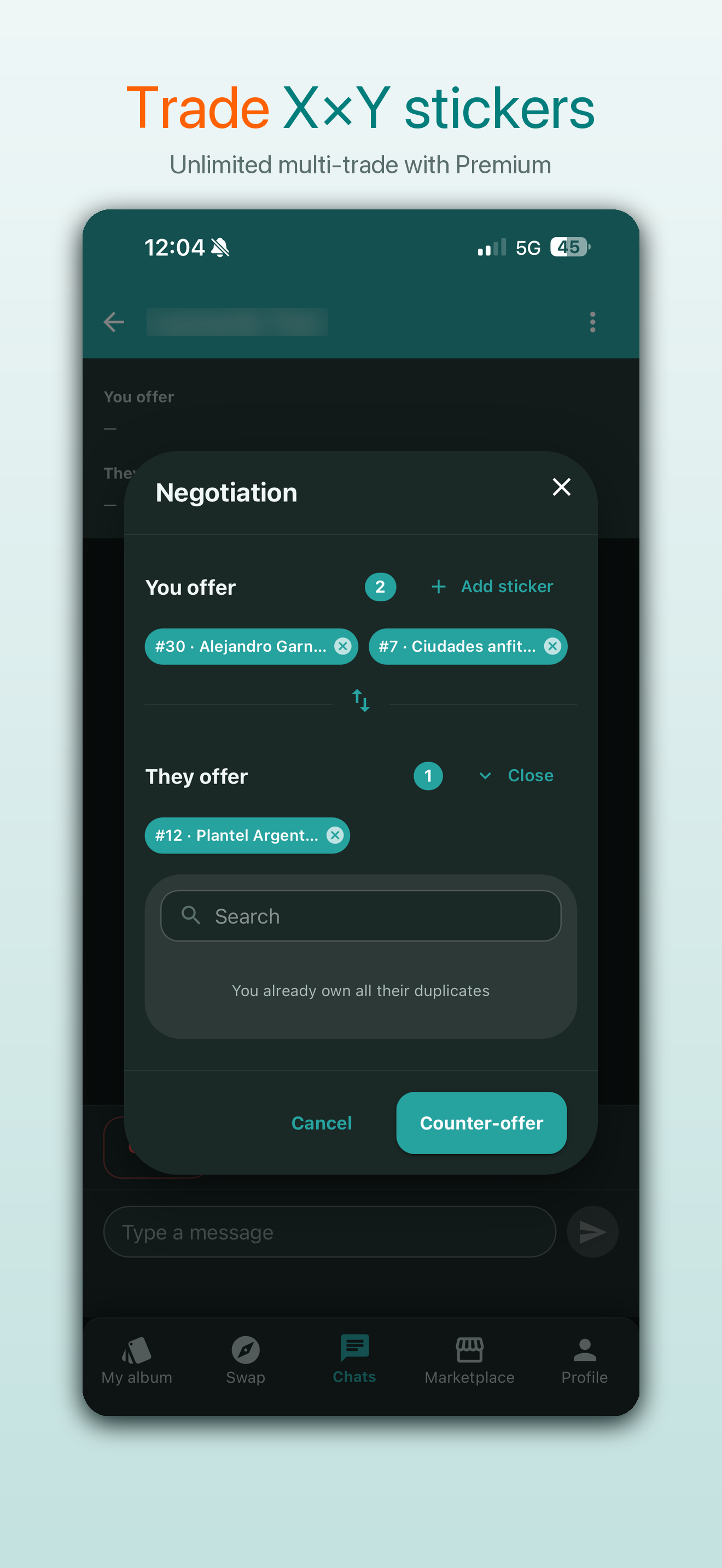 Cromatch: Trade your stickers screenshot 2
