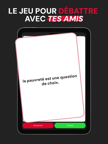 Unpopular Opinions, Jeu soirée iPad screenshot 1