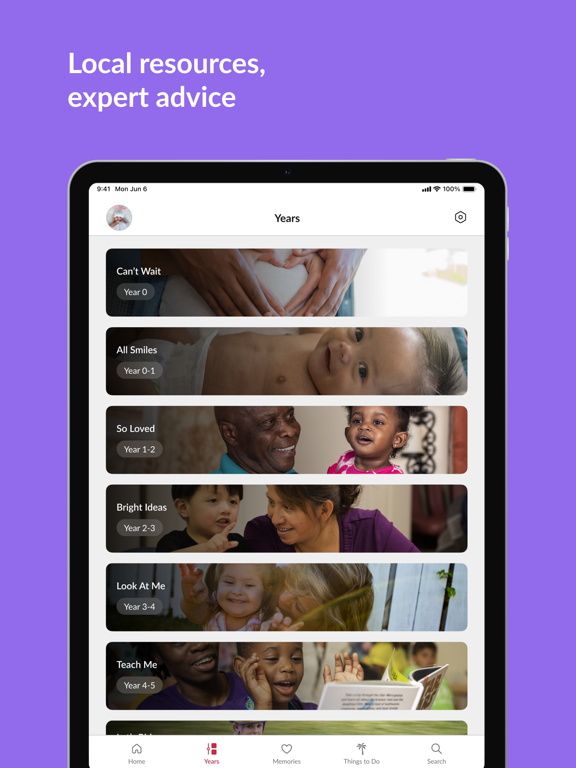 EveryParent iPad screenshot 3 - Lifestyle app
