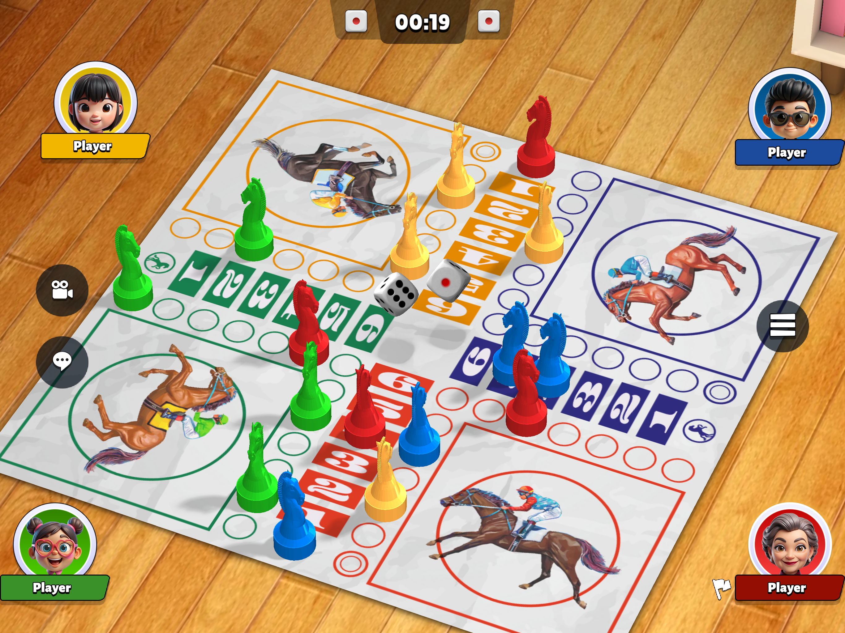 Horse Race Chess - Ludo