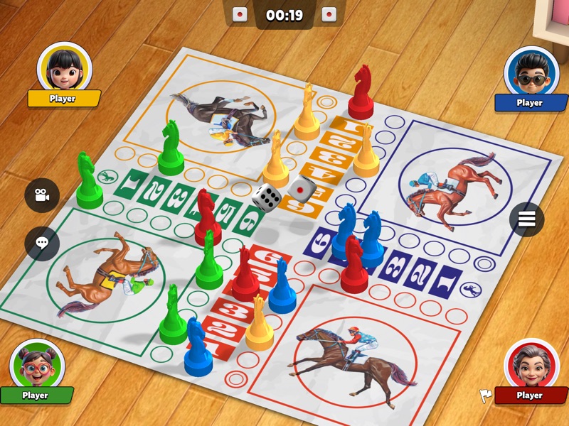 Horse Race Chess - Ludo official gameplay screenshot 1