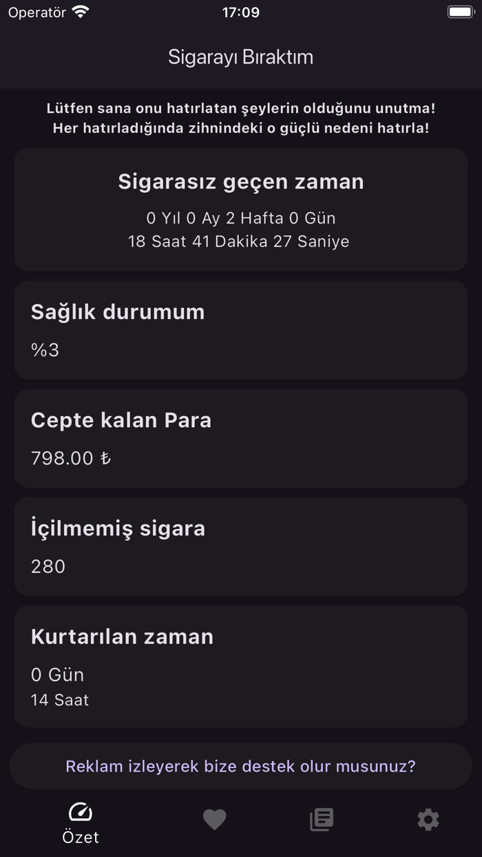 Ben Sigarayı Bıraktım