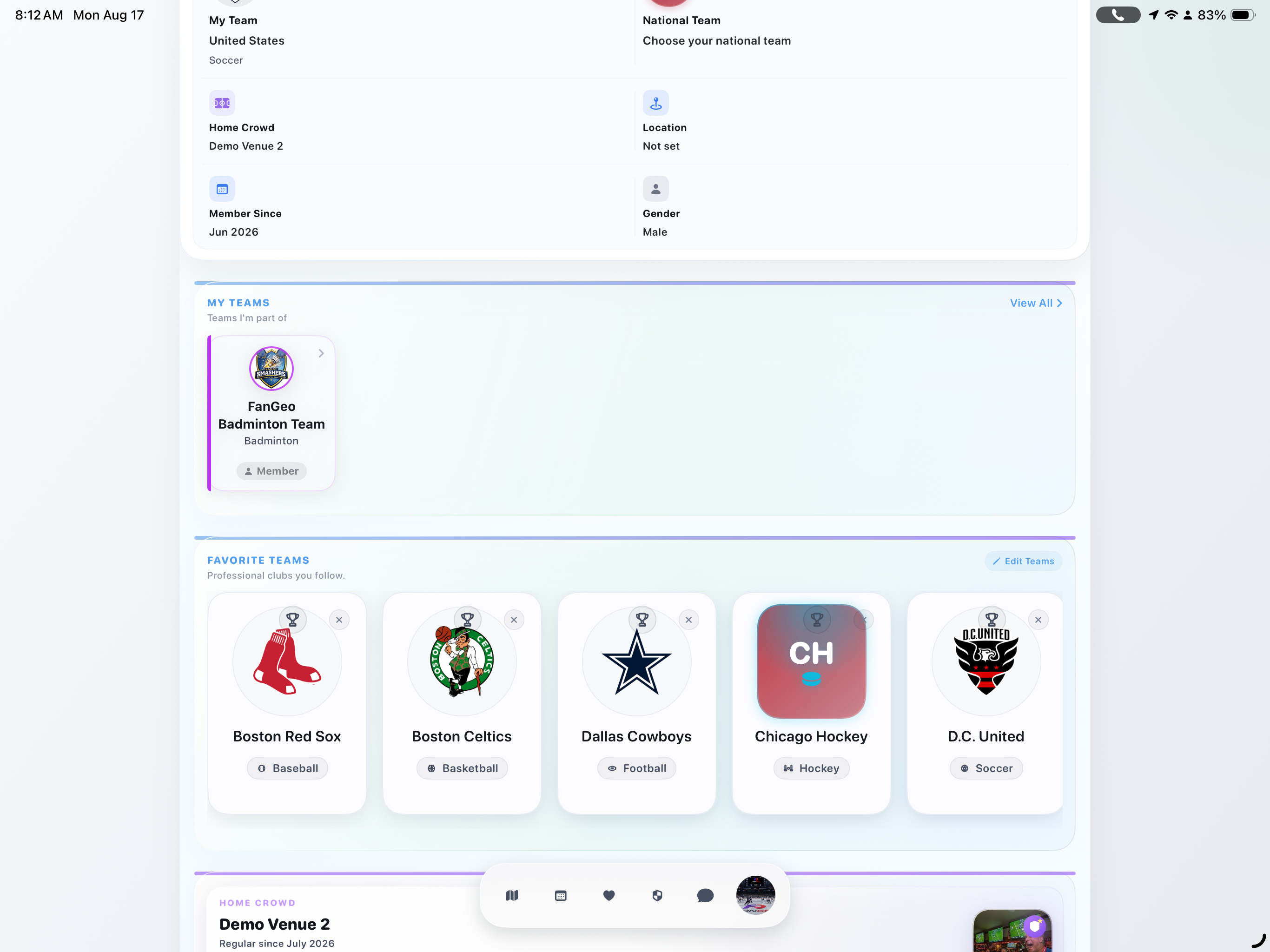 FanGeo Sports screenshot 15