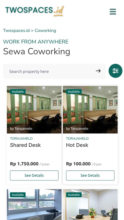 TwoSpaces:Rent Live&Work Space screenshot-5