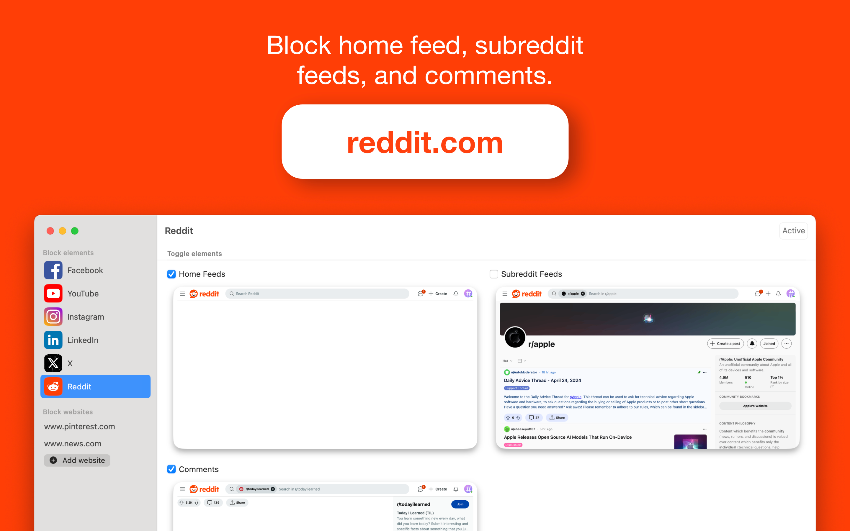 #blockit: Block distractions