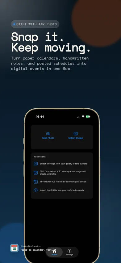 Photo2Calendar Scanner Planner screenshot 1