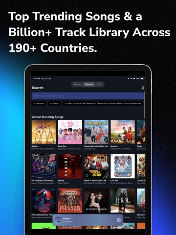 Zene: Music, Podcasts & Ent. iPad screenshot