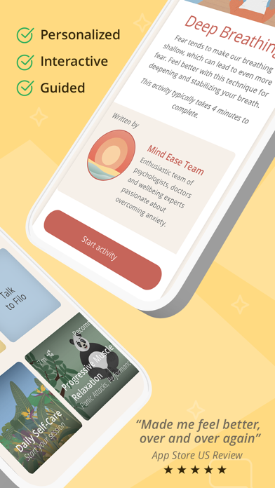 CALMzone | Anxiety Relief iPhone screenshot 2 - Health & Fitness app