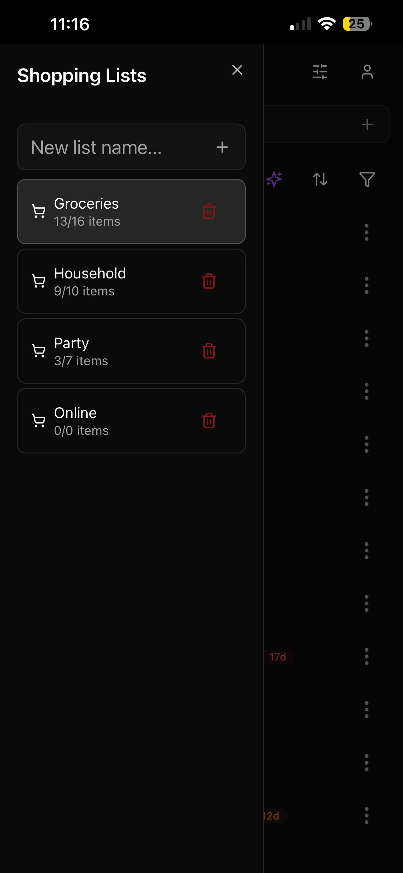 Shoppy List App screenshot 3