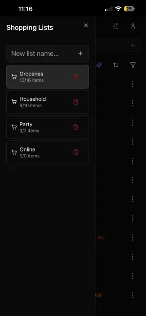 Shoppy List App screenshot 3