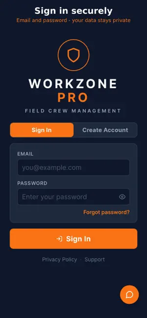 Workzone Pro screenshot 1