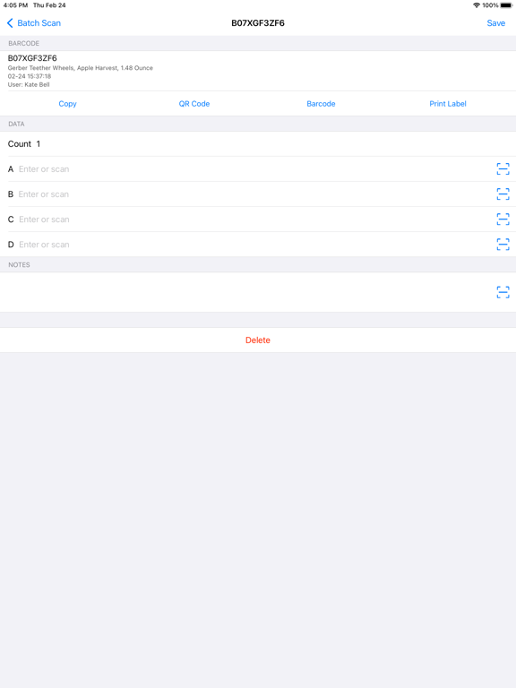 Screenshot #6 pour Power Barcode Scanner