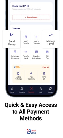 Union ease - Mobile Banking Screenshot 2 of 7