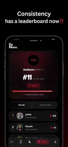 DoMore. iPhone screenshot