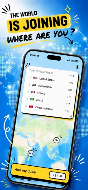 WeMillion - Be part of it iPhone screenshot 2
