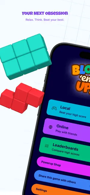 Block 'em Up! Brain Puzzle screenshot 1