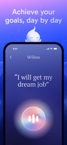 Willow: Daily Affirmations iPhone screenshot