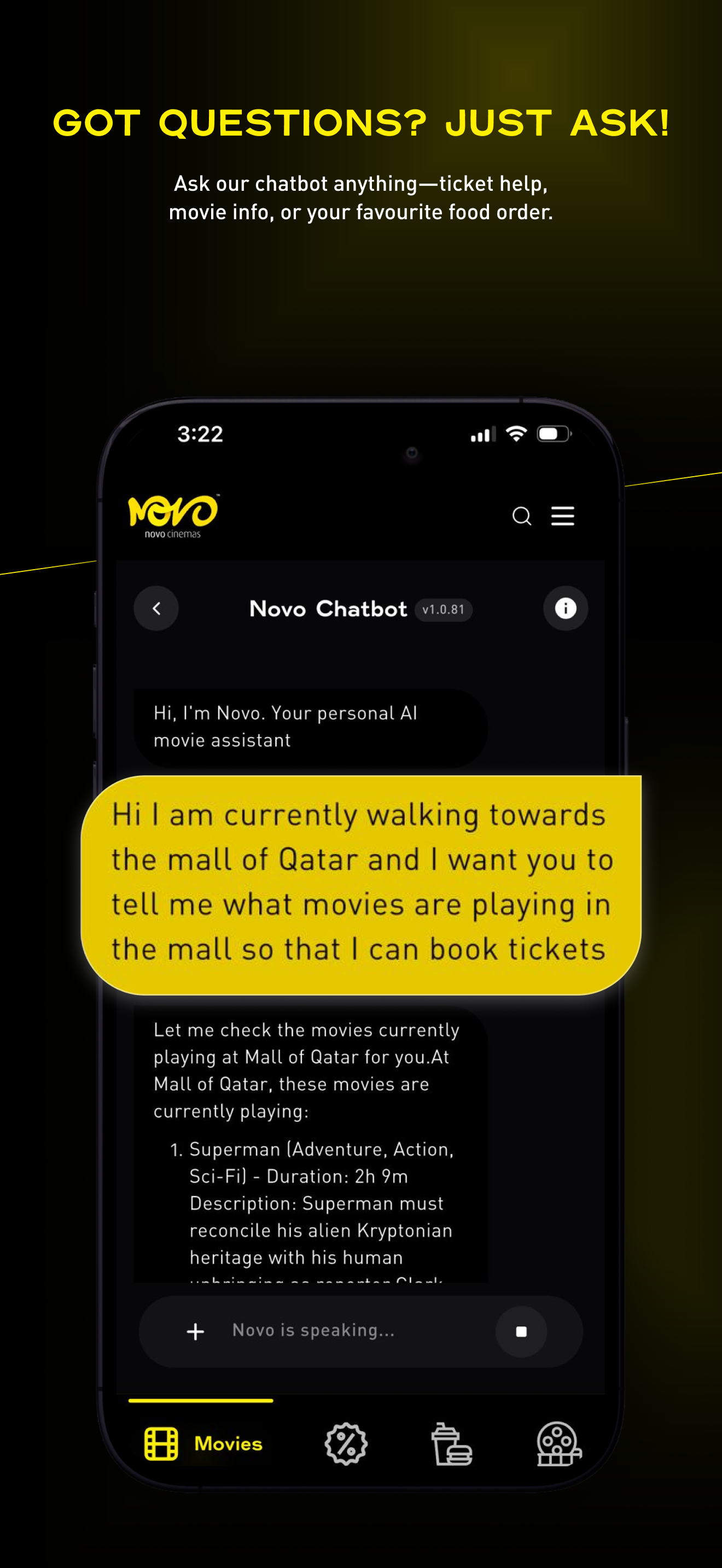 Novo Cinemas screenshot 3