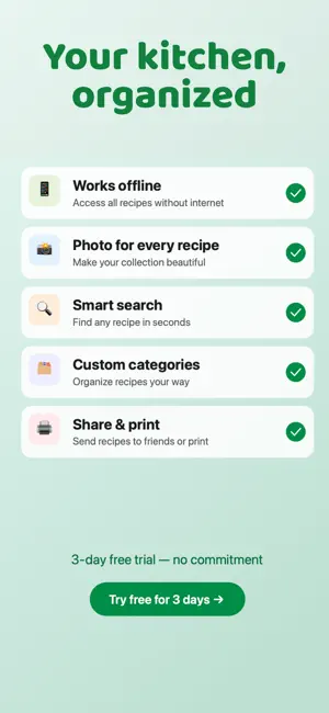 Recipe Keeper: Cooking Diary screenshot 4