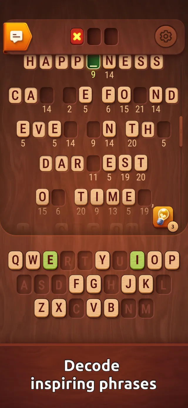 Colorwood Words - Cryptogram screenshot 3