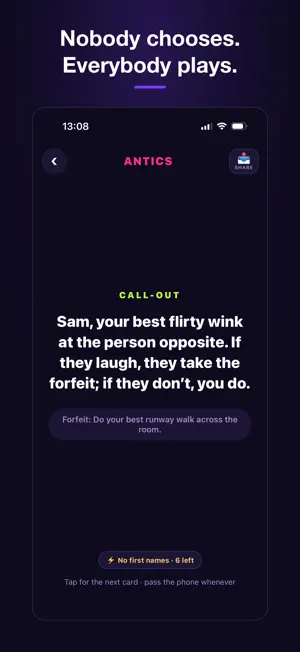 Antics: Party Games & Dares screenshot 1