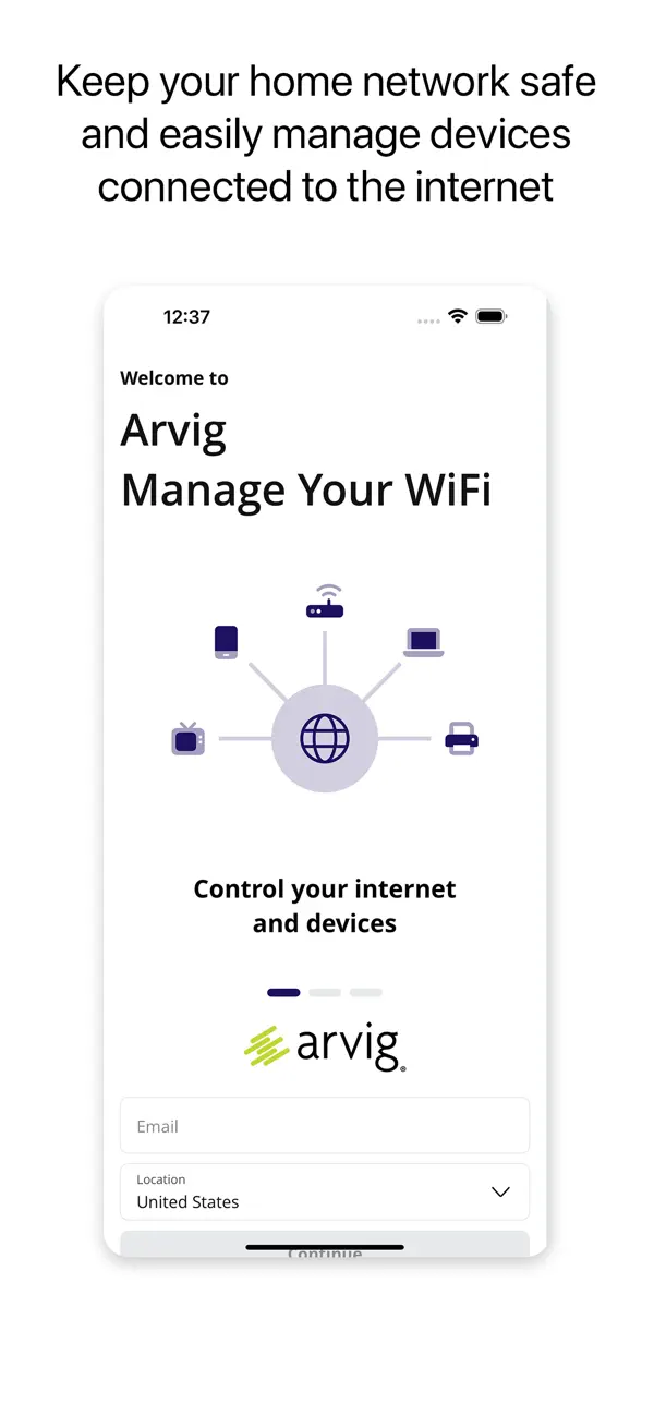 Screenshot #1 pour Arvig Manage Your WiFi