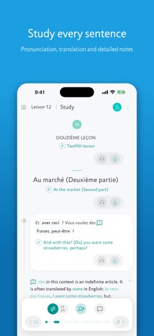 Assimil screenshot 2