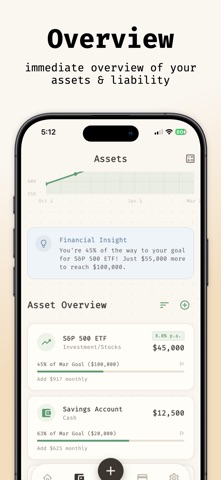 NetWise - AI Wealth Tracker Screenshot 3 of 5