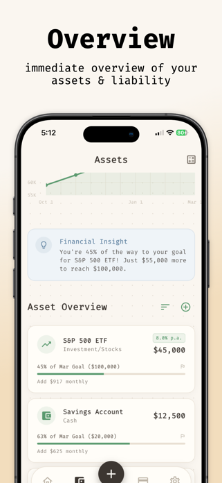 NetWise - AI Wealth Tracker Screenshot 3 of 5